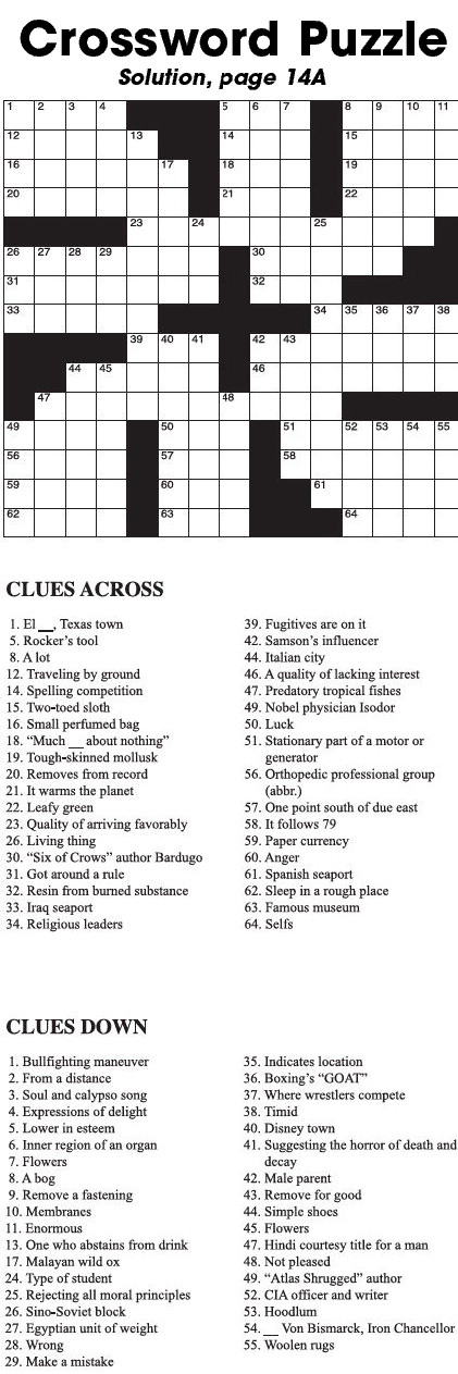 Crossword Puzzle Crossword Puzzle