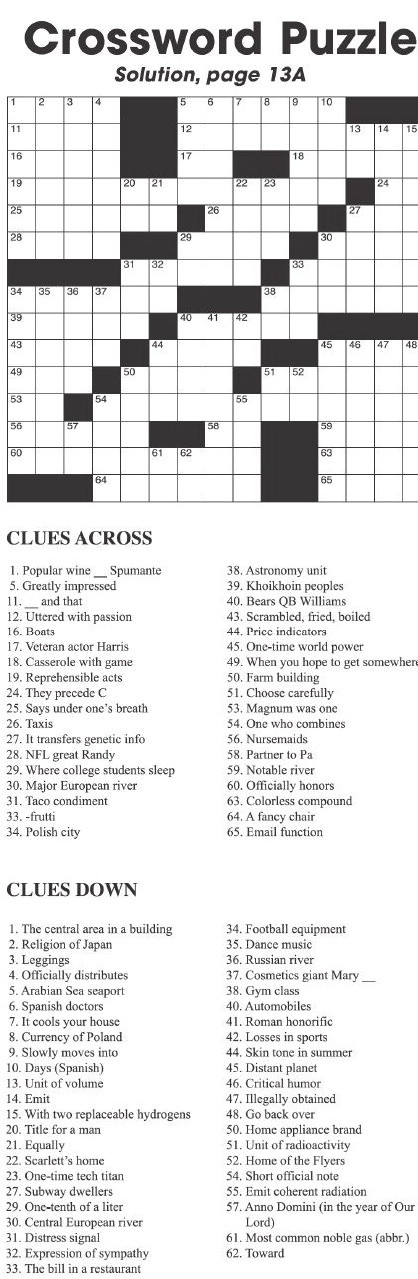 Crossword Puzzle