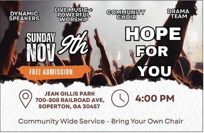 Community Wide  Church Worship Service