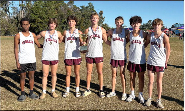 Vidalia Indians Sweep Region 3  Cross Country Championships