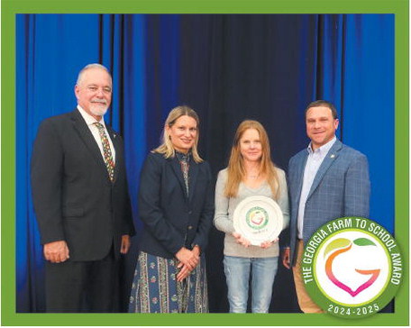 Treutlen Awarded  Georgia Farm to  School Award
