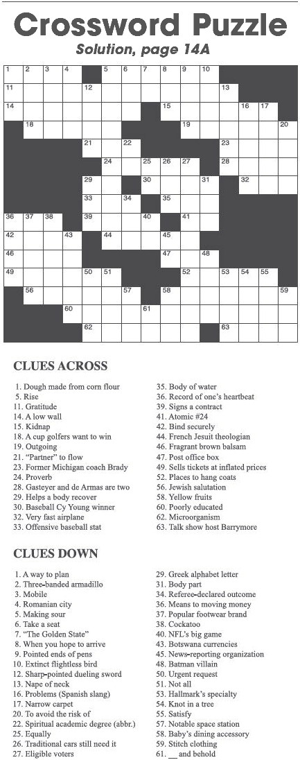 Crossword Puzzle