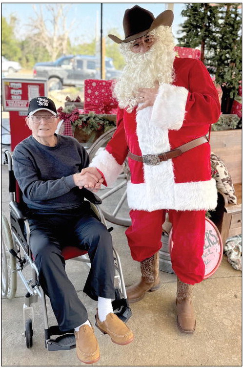 Santa Visits  Kibbee Community
