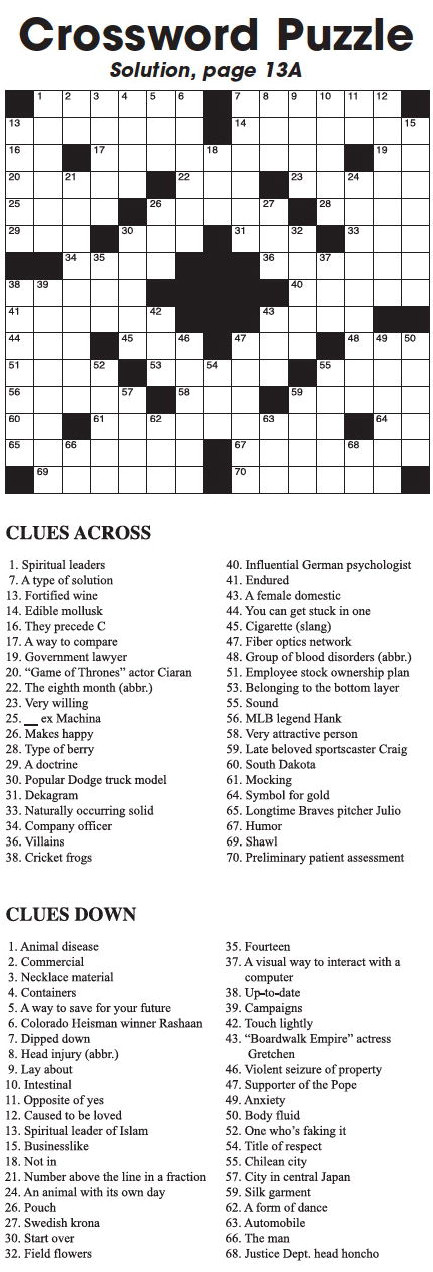 Crossword Puzzle