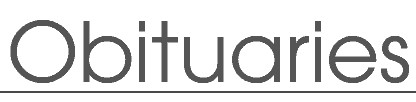 Obituaries