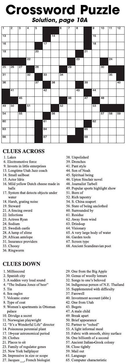 Crossword Puzzle