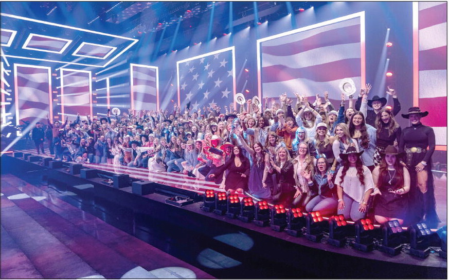 Poole and Parham Participate in  All American Halftime Show