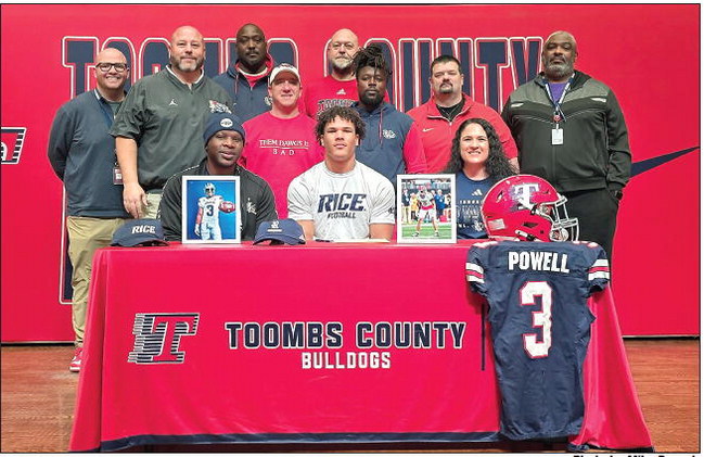 TCHS’s Powell Inks Letter of  Intent With Rice University