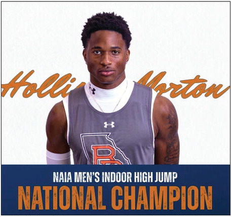 Hollis Morton Takes  Home High Jump  National Championship