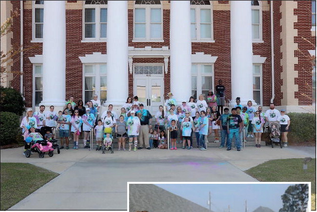 Above Photo: COLORING THE COMMUNITY …. Above Photo: COLORING THE COMMUNITY ….