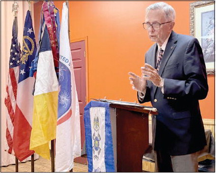 Burton Speaks to the Four  Rivers Patriots Chapter