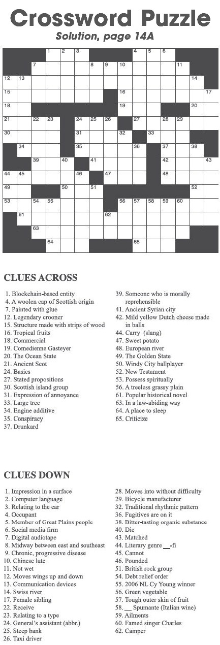 Crossword Puzzle
