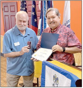 Burke Speaks to the Four  Rivers Patriots Chapter