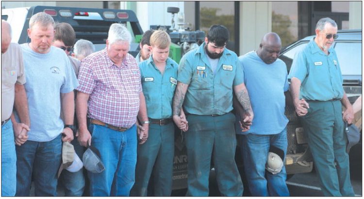 Community Comes  Together In Prayer