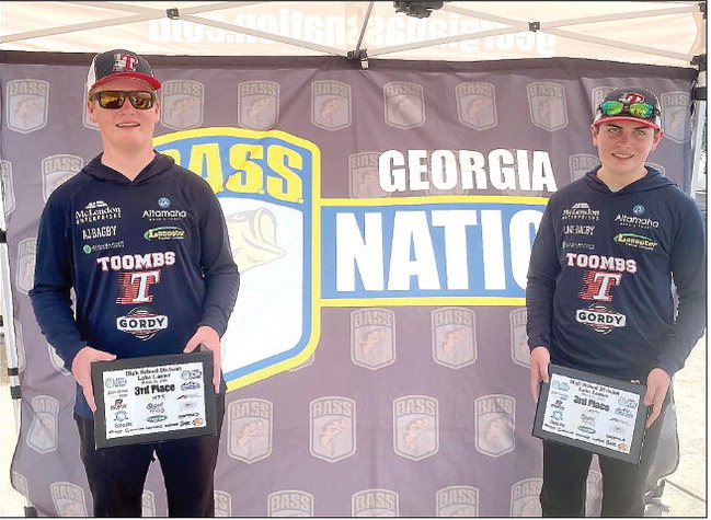 Toombs County Takes 3rd in GA Bassmaster Nation