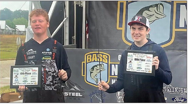 TCHS Top 10 at GA Bass  Nation Lake Eufaula