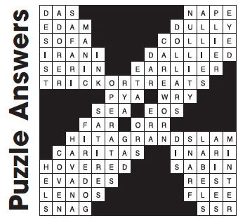 Puzzle Answers ….