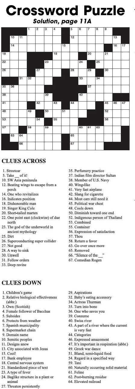 Crossword Puzzle