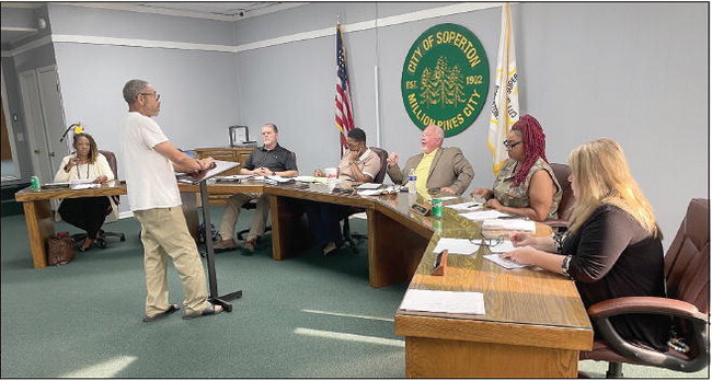 Soperton Resident Questions Progress of City Park Soperton Resident Questions Progress of City Park