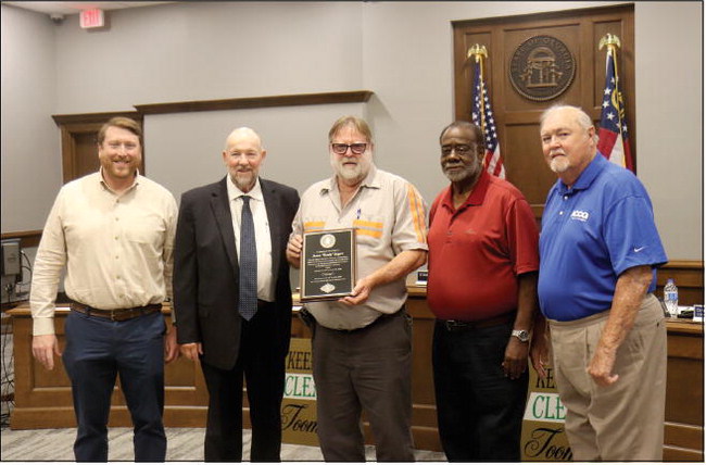 Rogers Honored for  Over 28 Years of Service