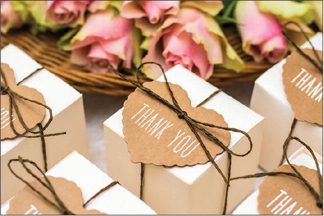 FUN AND FESTIVE  WEDDING FAVORS
