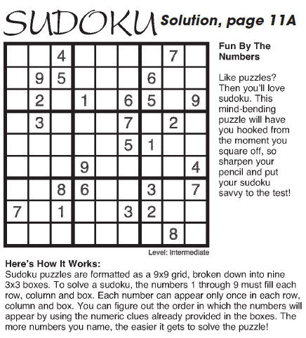 Solution, page 11A