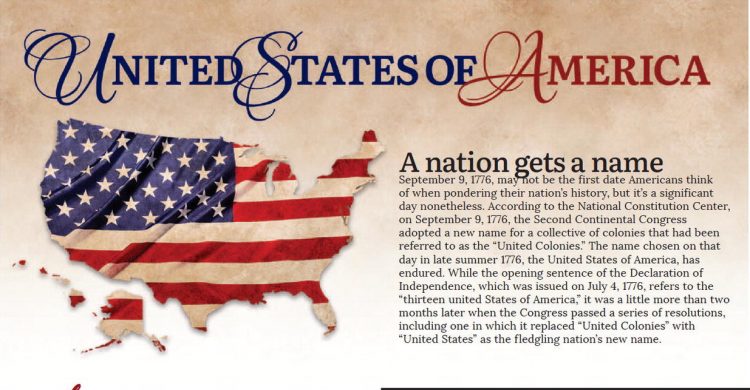A nation gets a name