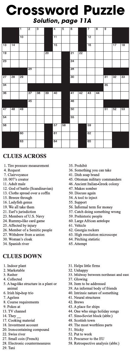 Crossword Puzzle