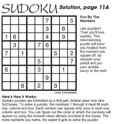 Solution, page 11A