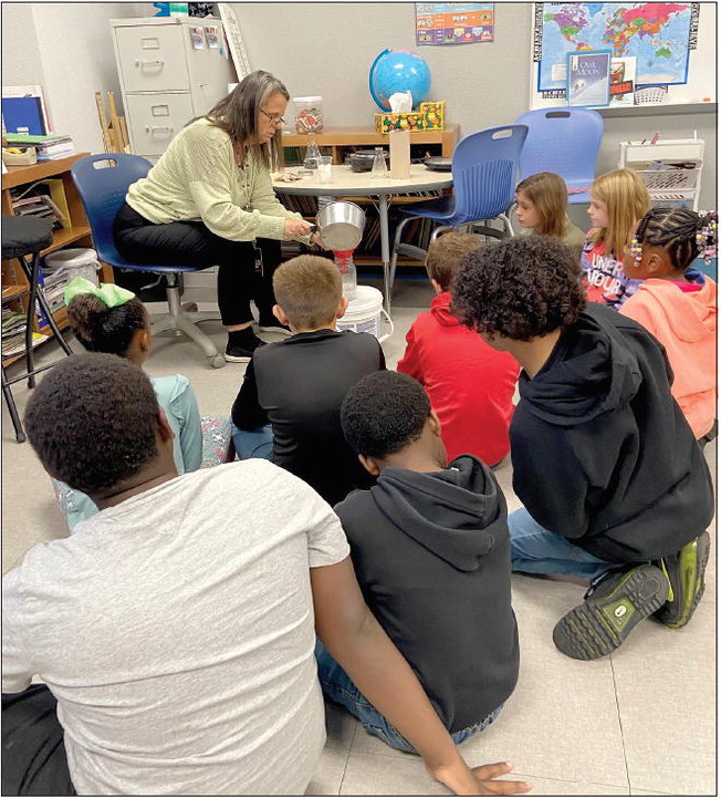 Wheeler County 4th Graders Learn About the Water Cycle