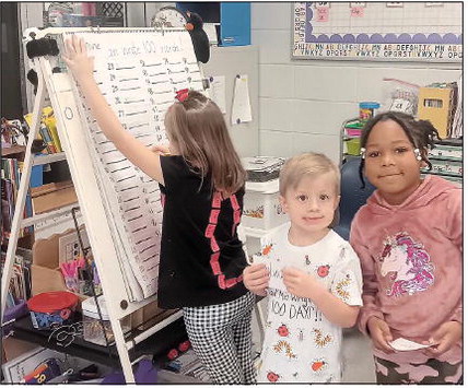 Wheeler County Kingergarten Class Celebrates 100th Day